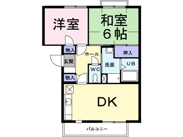 リヴィエールヤサキの物件間取画像